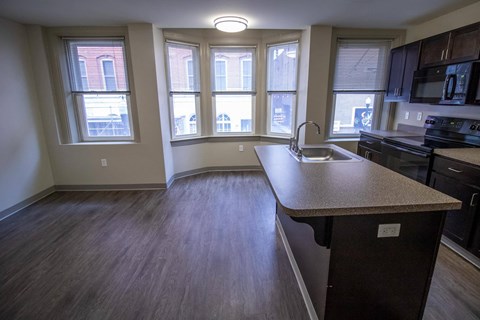 19 S - 201 living room and kitchen